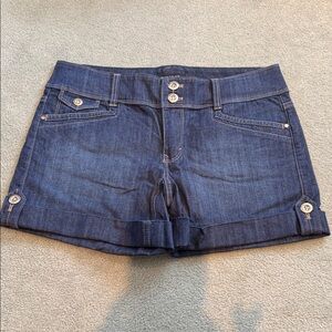 WHBM Dark Blue Denim Women’s Shorts size 4 Regular
